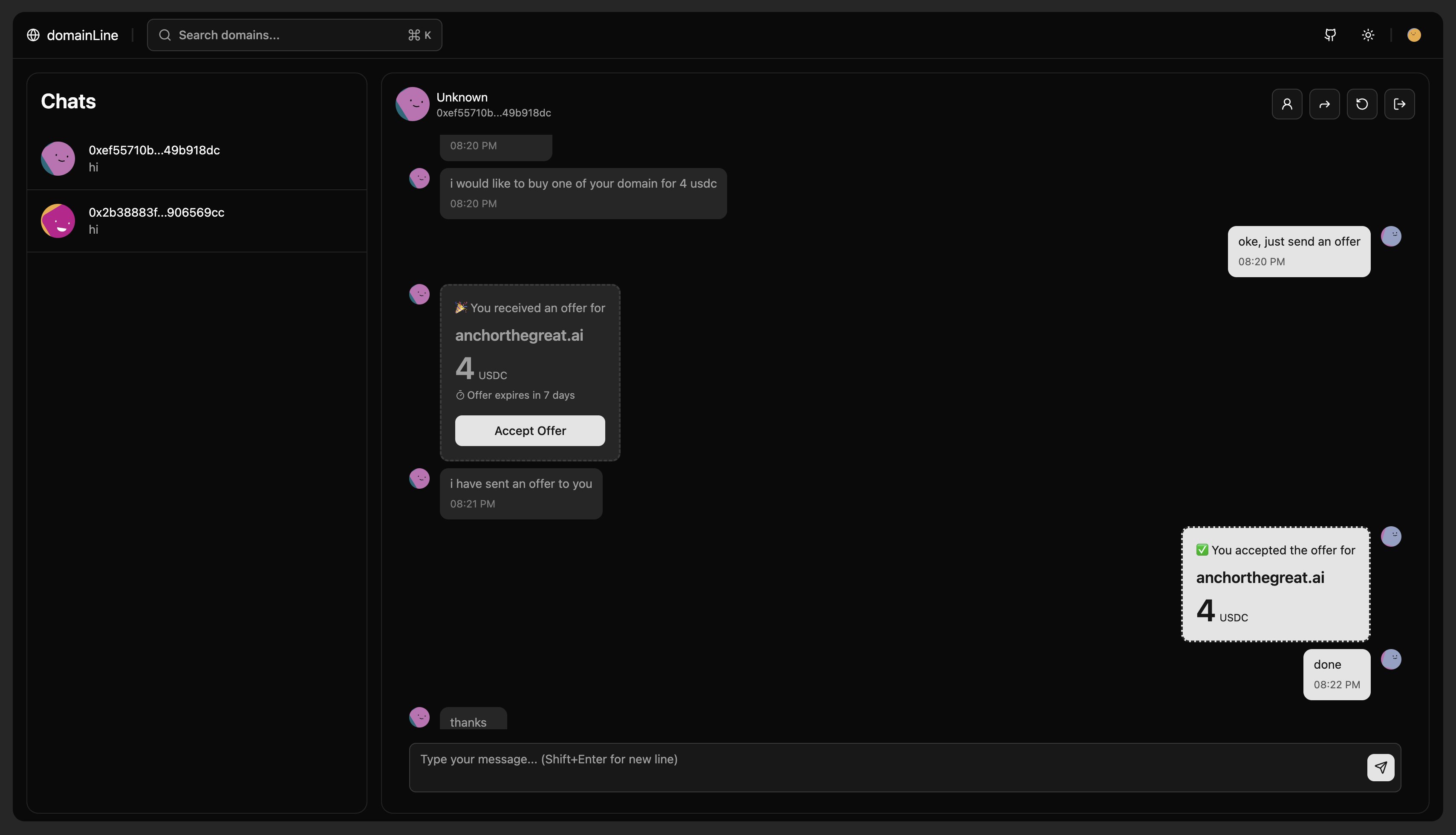 Domainline